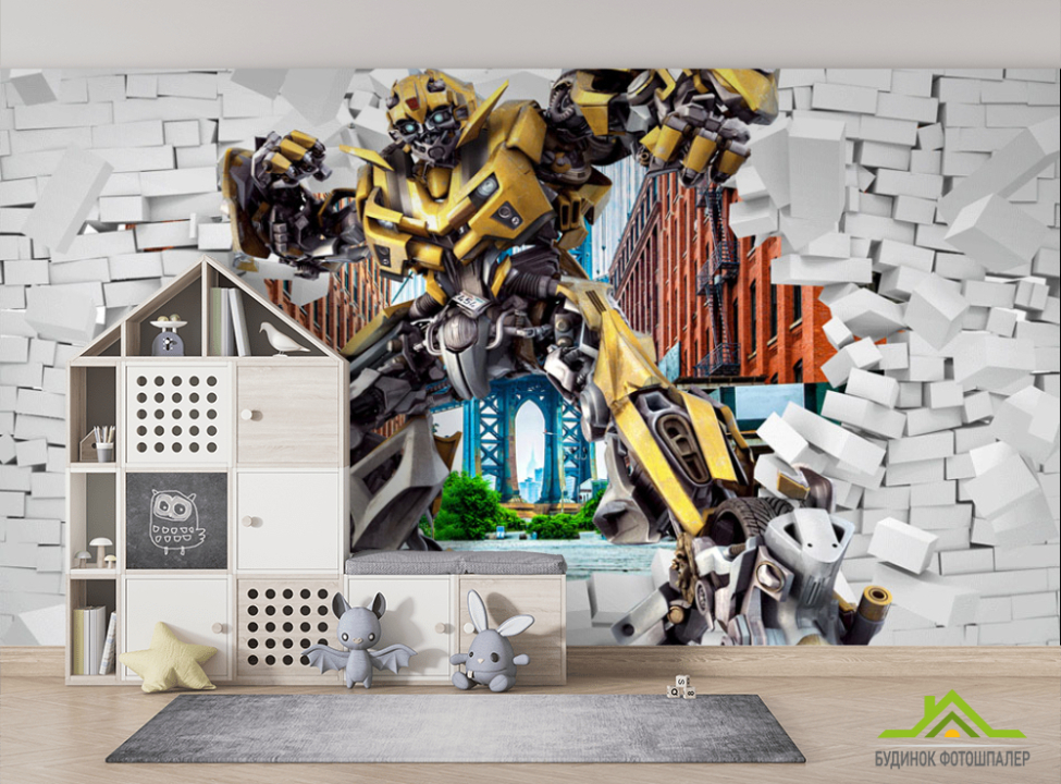 выбрать Фотообои Бамбл би из 3д стены Фотообои в детскую на стену