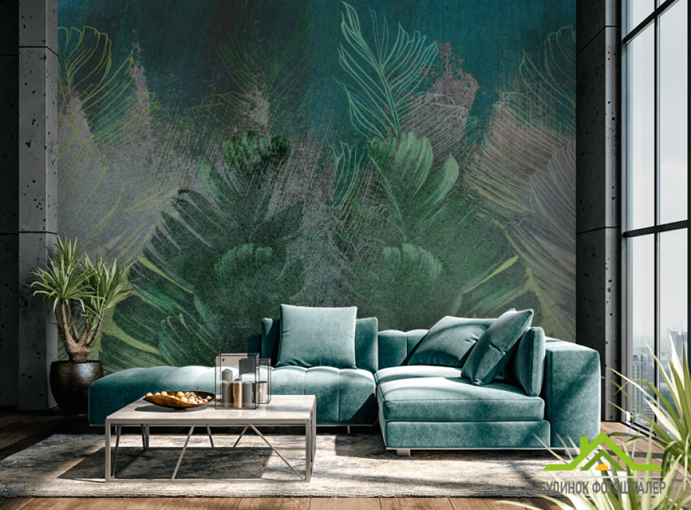 выбрать Фотошпалери Тропічні листя Фотошпалери тропічні листя на стіну