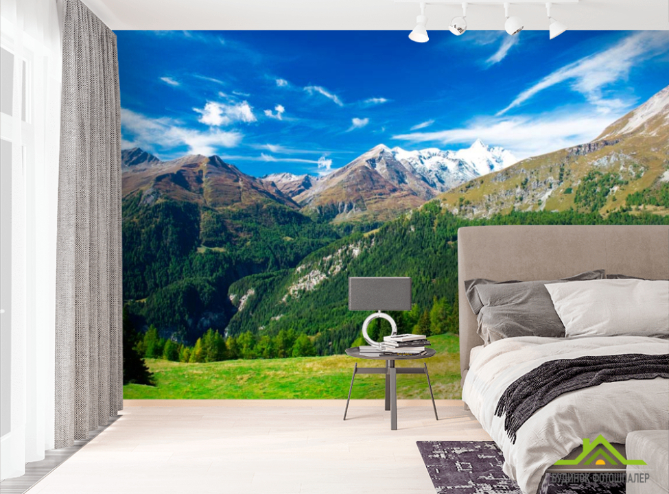 выбрать Фотошпалери Гори, їли, небо Фотошпалери Гори на стіну