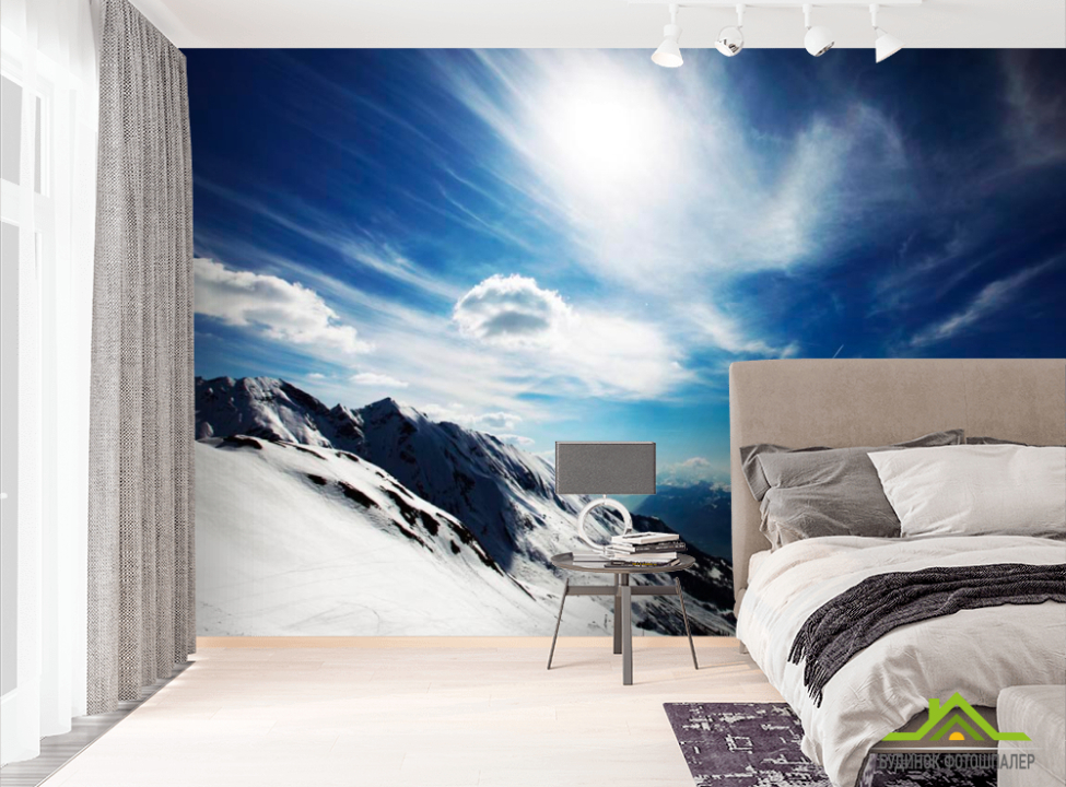 выбрать Фотошпалери Спуск в горах Фотошпалери Гори на стіну