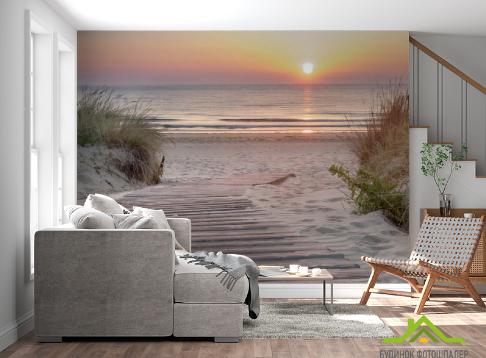 выбрать Фотообои Выход к морю Фотообои Расширяющие пространство на стену
