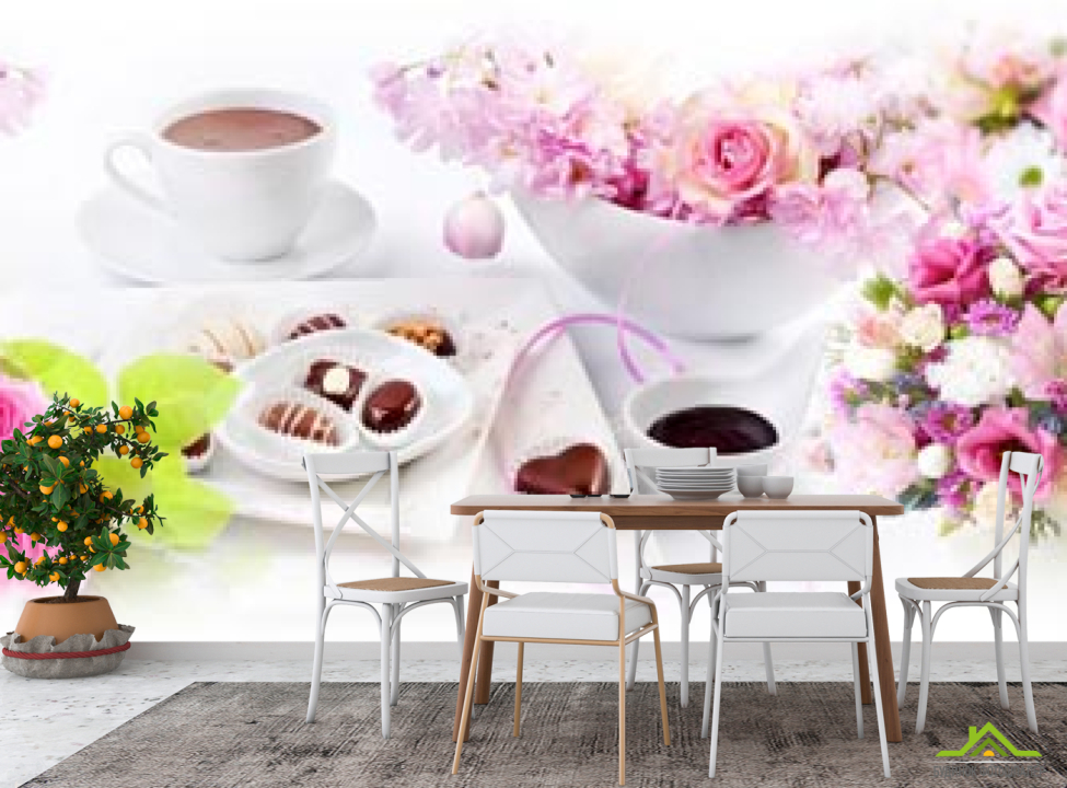 выбрать Фотошпалери Квіти Фотообої на кухню на стіну