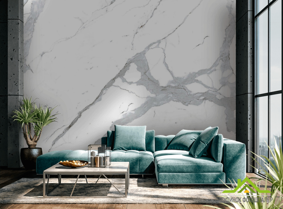 выбрать Фотообои Белый керамогранит Фотообои Мрамор на стену