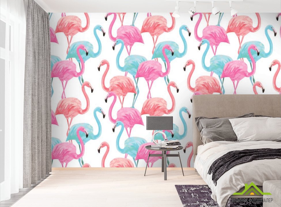 выбрать Фотообои Фламинго Фотообои с Фламинго на стену