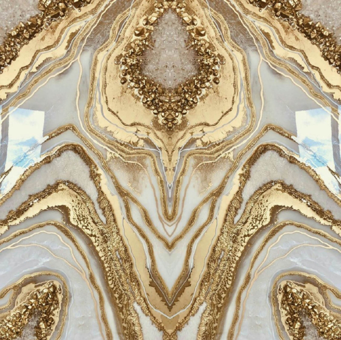 Фотошпалери Fluid art золото