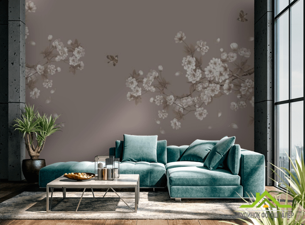 выбрать Фотошпалери квітучі гілки Фотошпалери різні на стіну