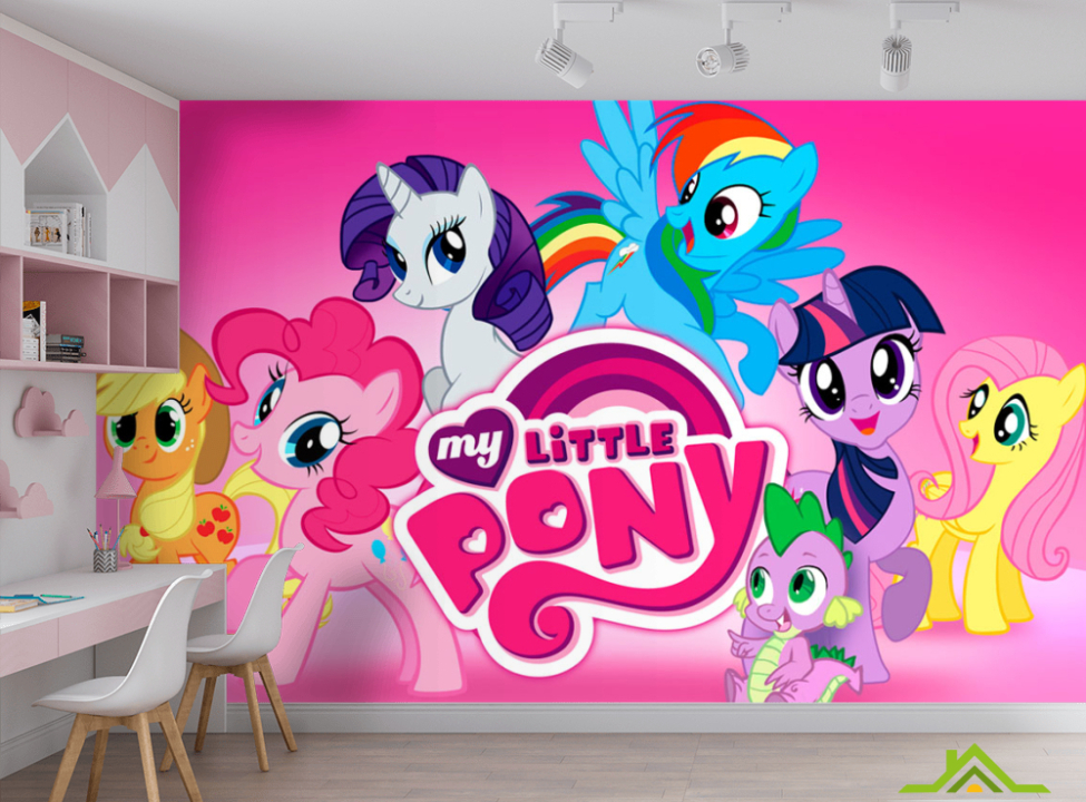 выбрать Фотообои Детские литл пони Фотообои в детскую на стену