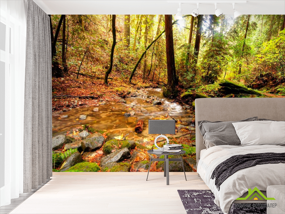 Фотошпалери Струмок у лісі