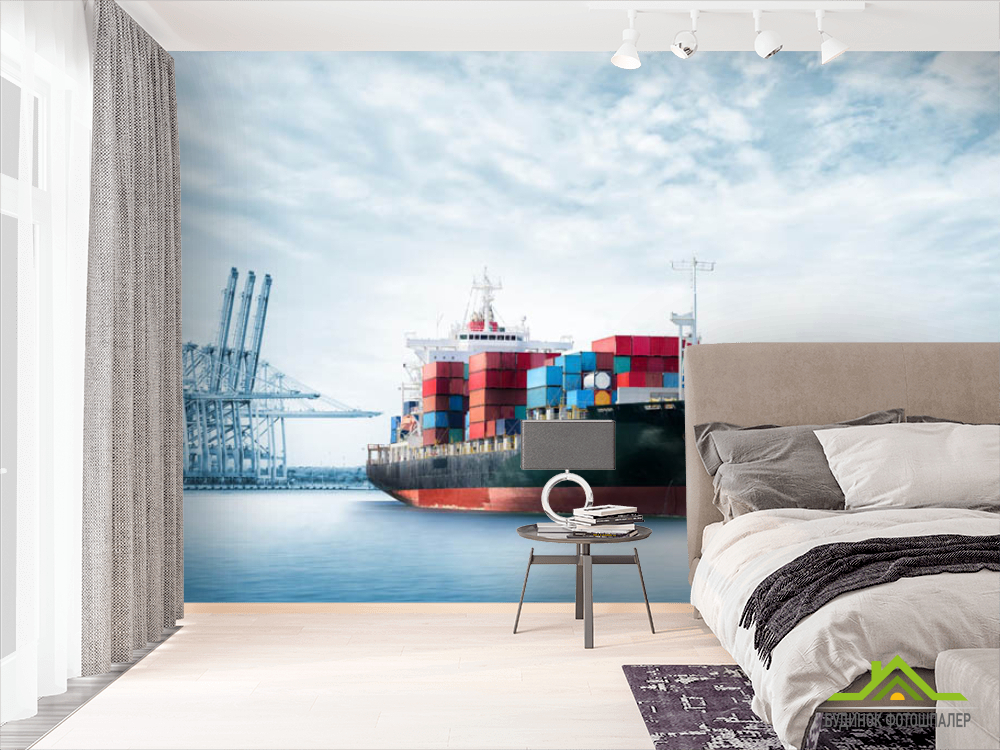 Фотошпалери баржа