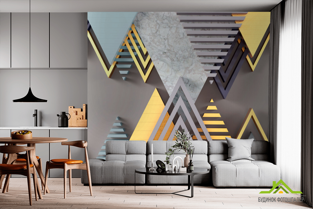 Фотообои острые треугольники