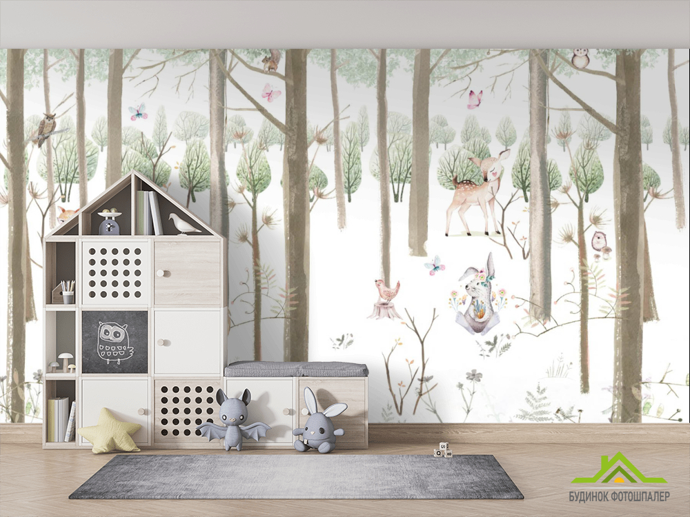 Фотошпалери Тварини в лісі