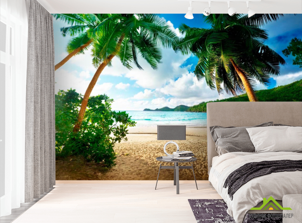 выбрать Фотообои  Пляж и пальмы Фотообои Пляж на стену