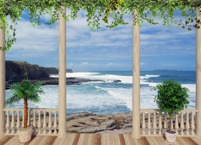 Фотошпалери Вид на море