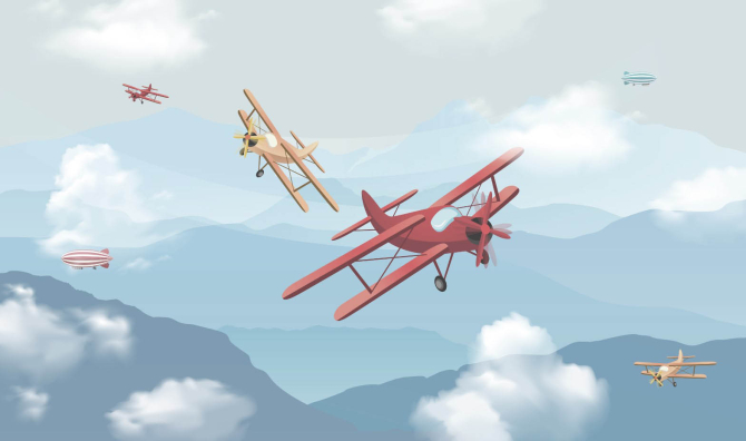 Фотошпалери Літачки в небі