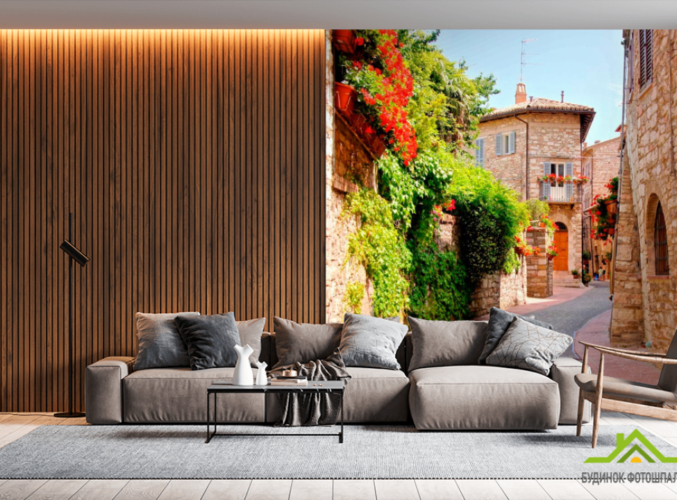 выбрать Фотошпалери Вуличка у старому місті Фотошпалери Вулиці на стіну