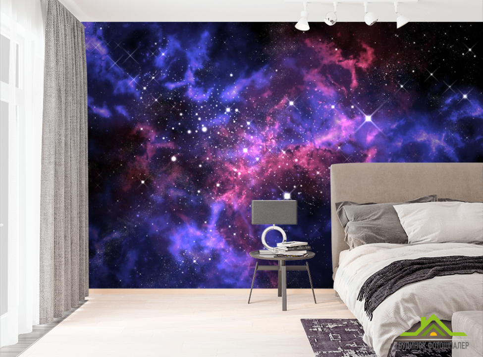 выбрать Фотошпалери сяйво зірок у космосі Фотошпалери Космос на стіну