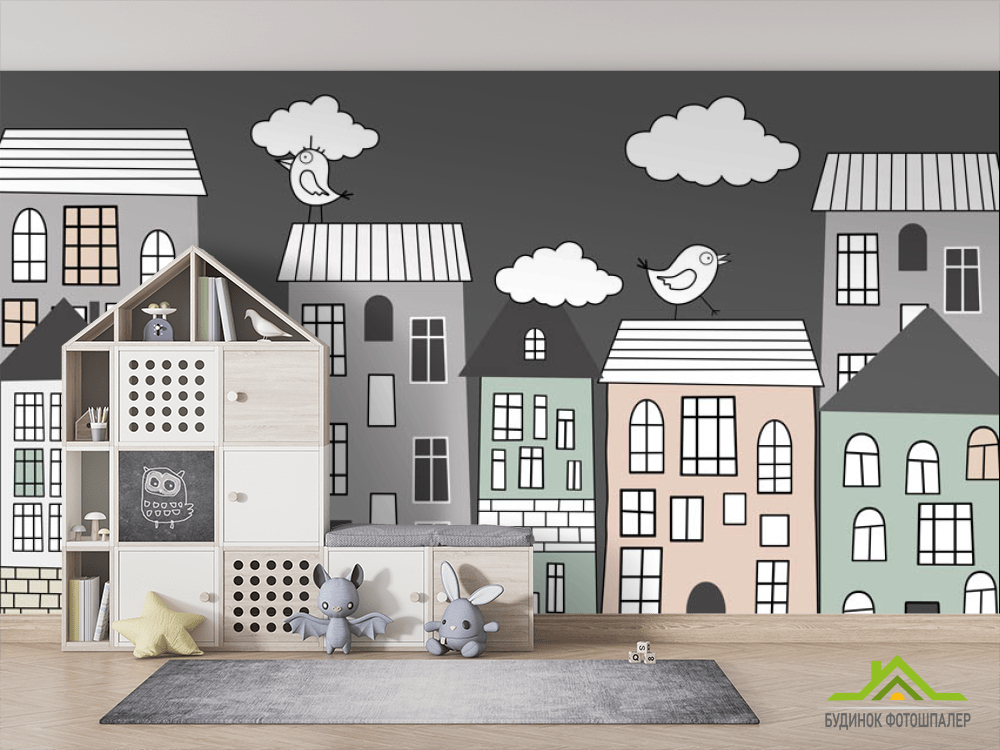 Фотообои Домики для детской