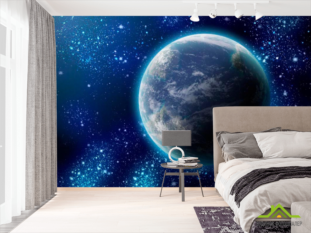 Фотообои Земля и звезды