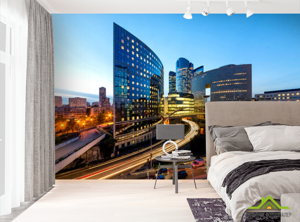 выбрать Фотошпалери цікаві багатоповерхівки Фотошпалери Місто на стіну