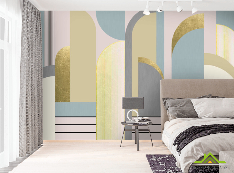 выбрать Фотообои Геометрические фигуры арт деко Эксклюзивные фотообои на стену