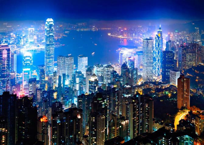 Фотошпалери Висотки з висоти