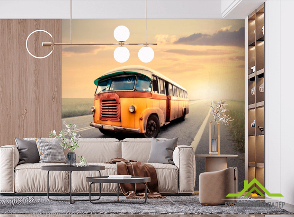 выбрать Фотошпалери Автобус Фотошпалери машини на стіну