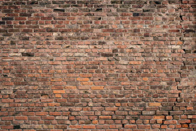 Фотошпалери Коричнева цегляна стіна