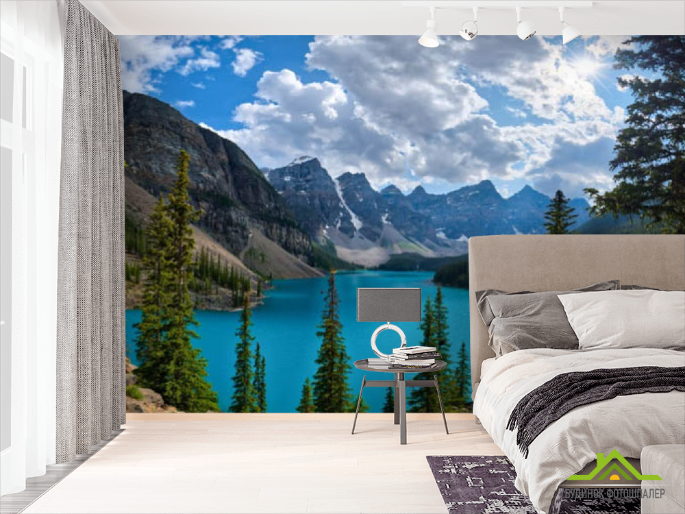 Фотошпалери Вид на озеро
