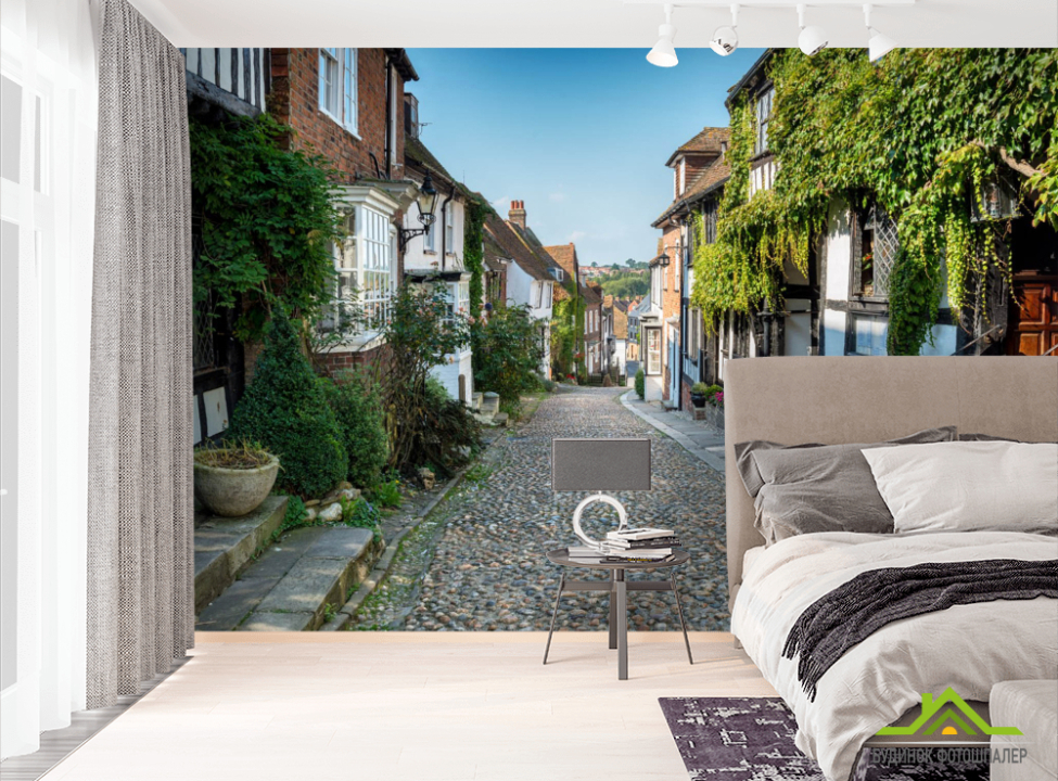 выбрать Фотообои Улочка в старом городе Фотообои Расширяющие пространство на стену
