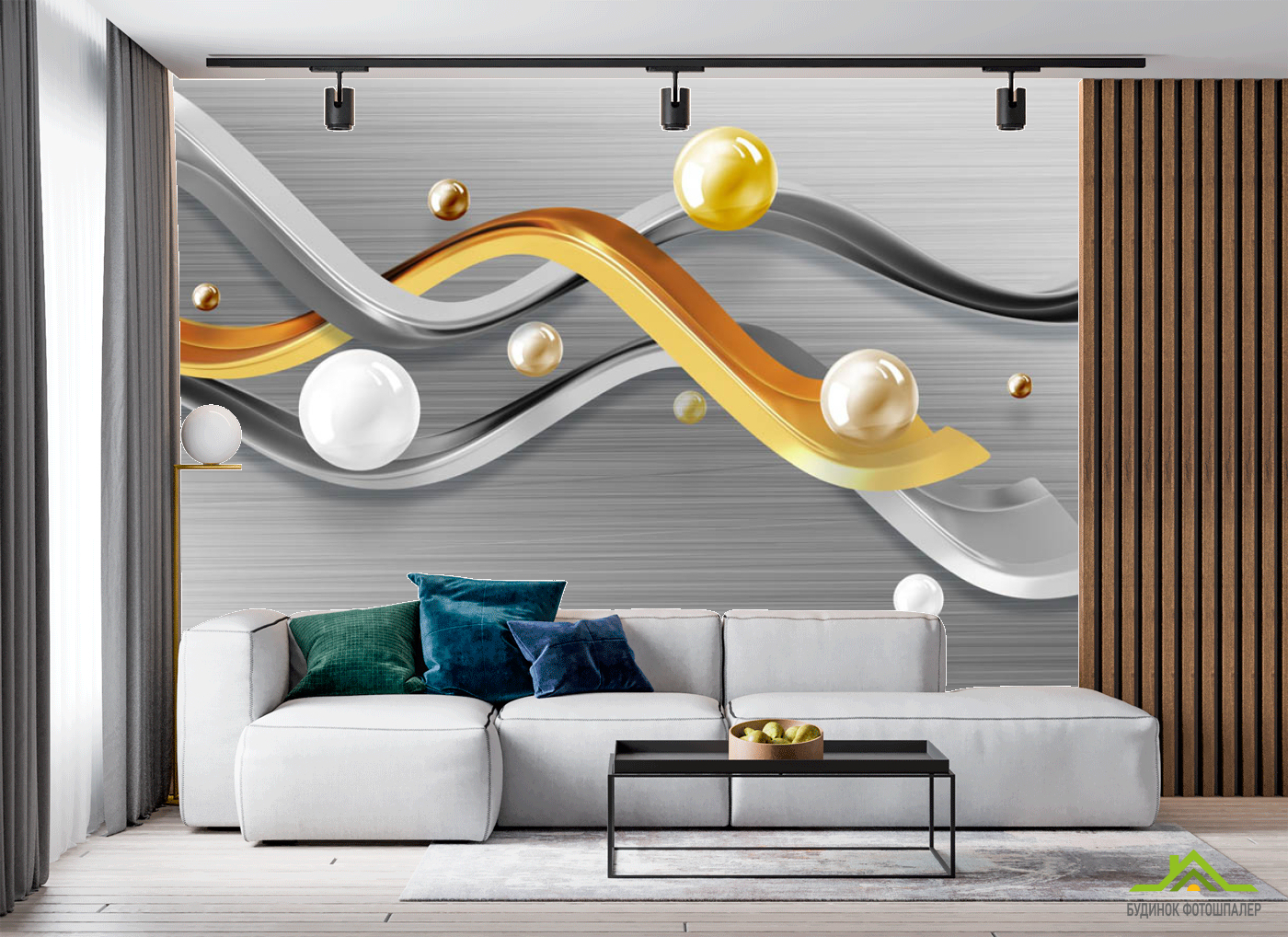 Фотошпалери кулі і хвилі