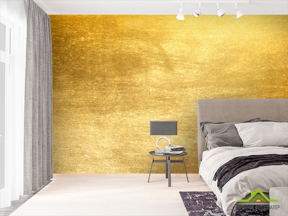 Фотошпалери Золота стінка