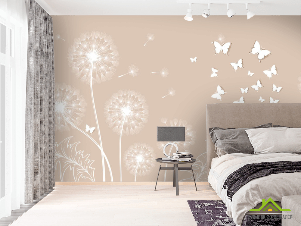 Фотошпалери векторні кульбаби