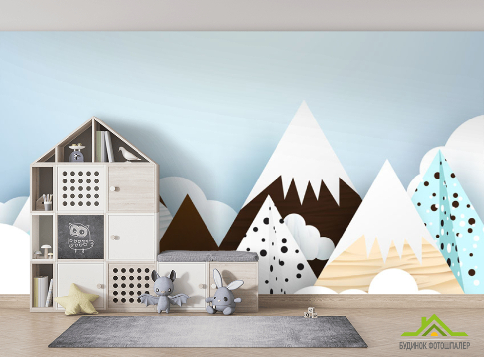 выбрать Дитячі фотошпалери гори Фотошпалери Little kids на стіну