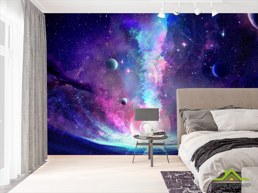 Фотошпалери Парад планет у космосі