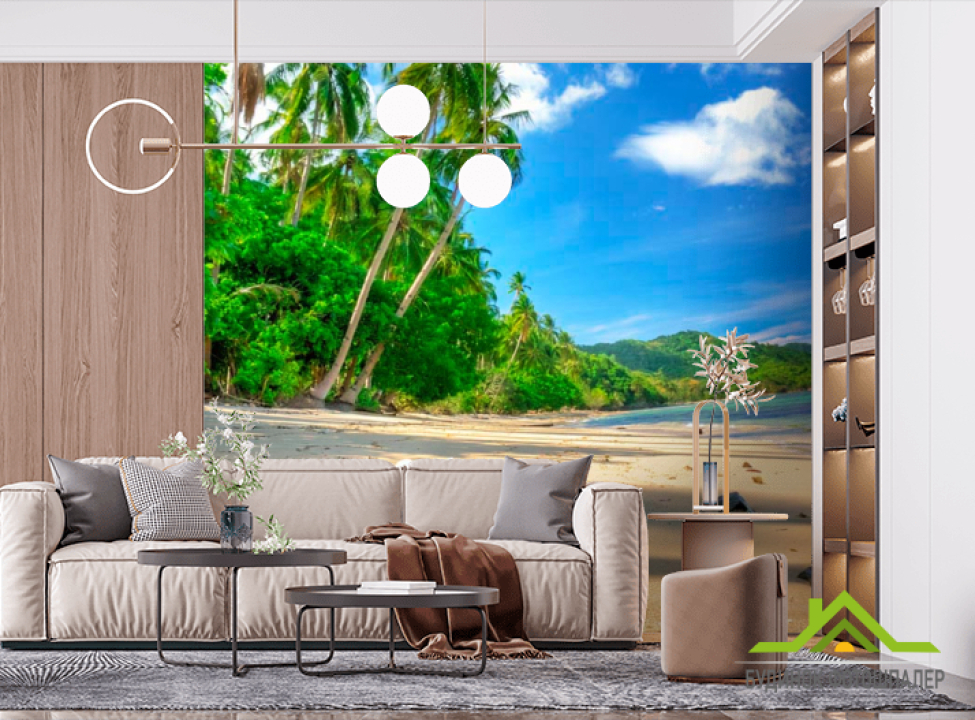 выбрать Фотообои Ракушка макро-съемка Фотообои Пляж на стену