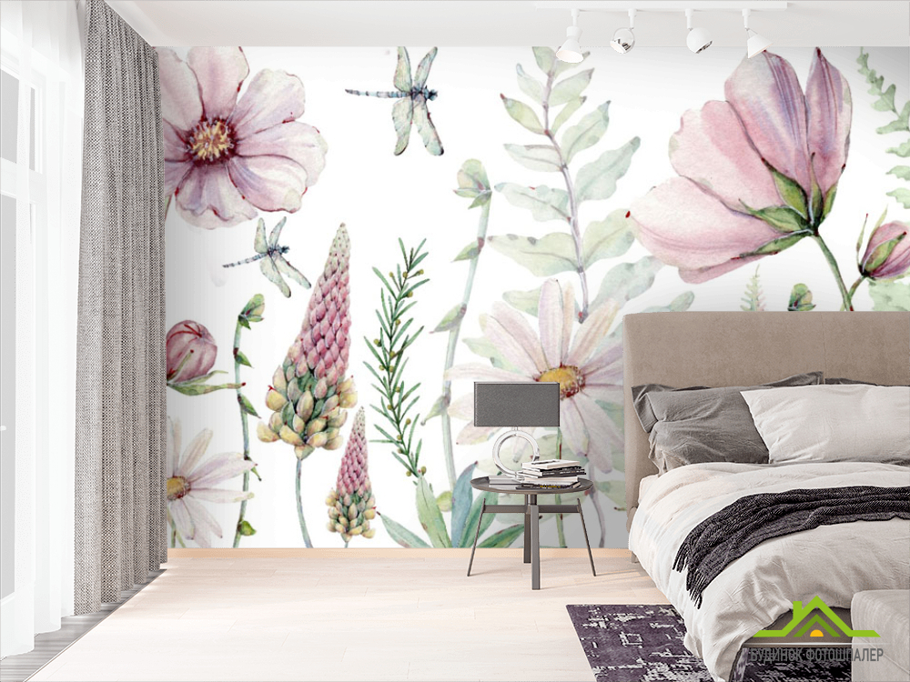 Фотообои цветы