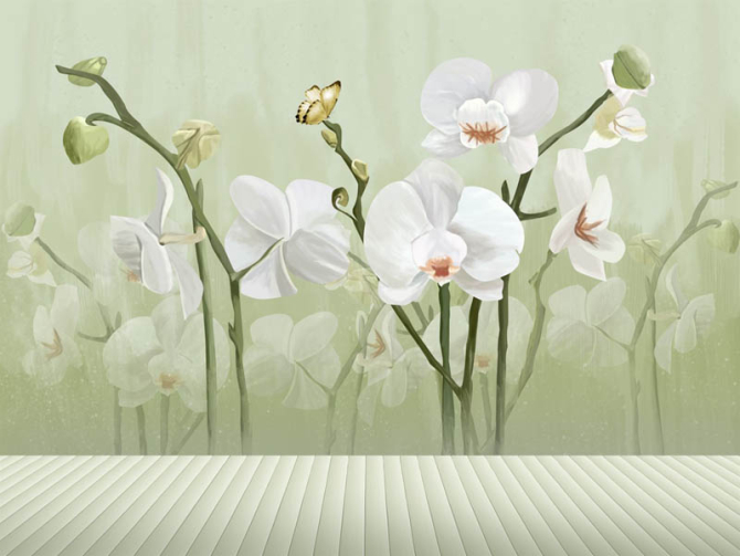 Фотошпалери орхідеї