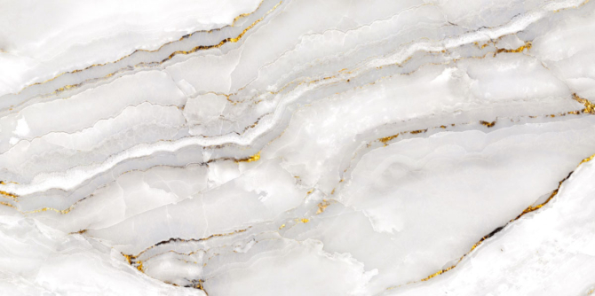 Фотообои белый мрамор с золотом