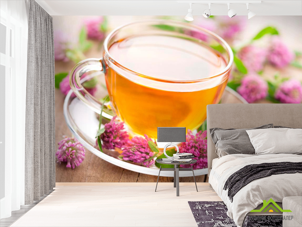 Фотошпалери Чай, конюшина