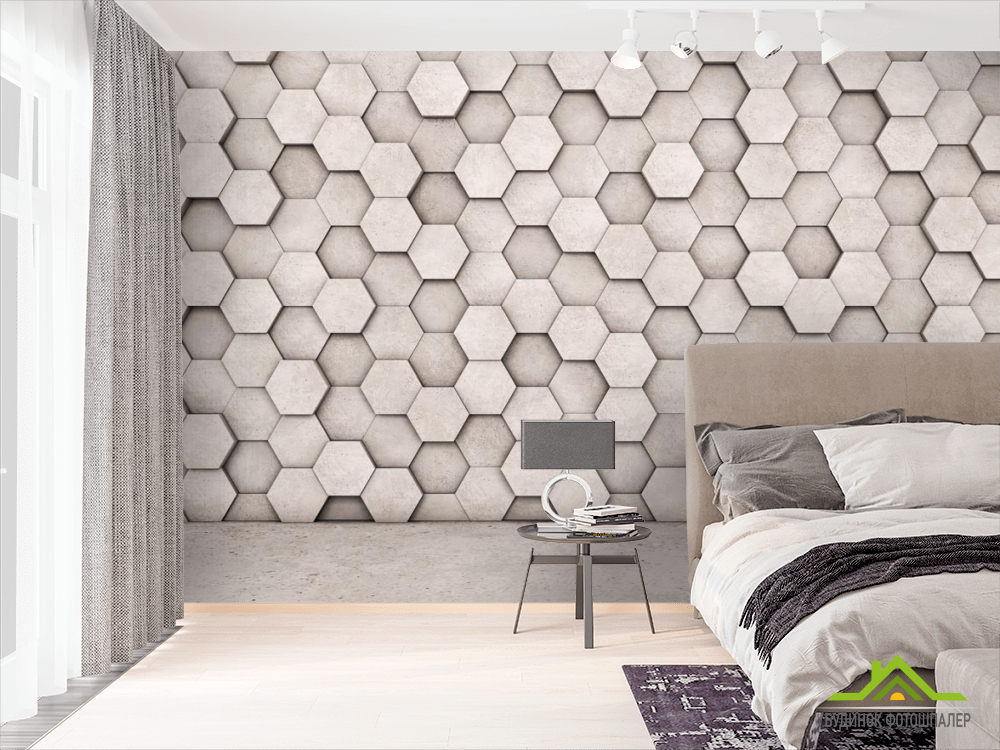 Фотошпалери шестикутники