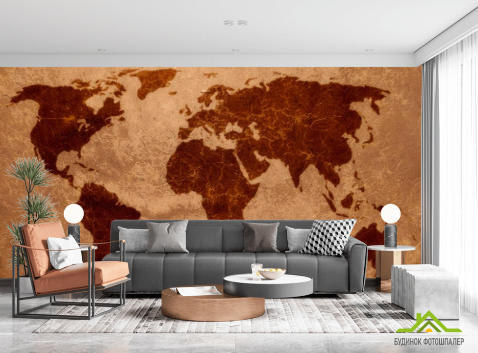 выбрать Фотообои Материковая карта Фотообои Материковая карта на стену