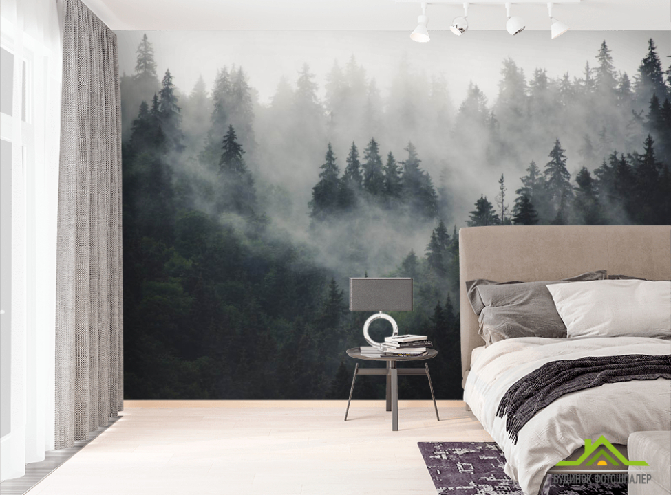 выбрать Фотошпалери Туманний ліс Фотошпалери Природа на стіну