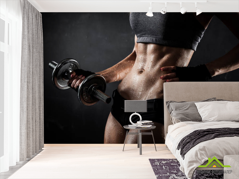 Фотообои для фитнес салона