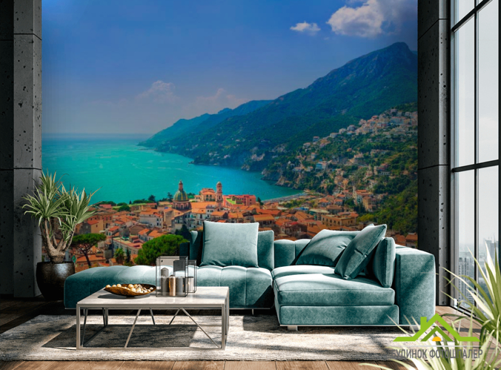 выбрать Фотообои Дома, горы, вода Фотообои Горы на стену