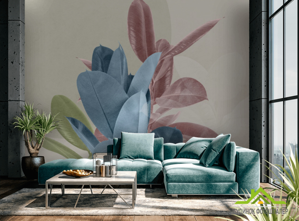 выбрать Фотообои тропические листья Фотообои тропические листья на стену