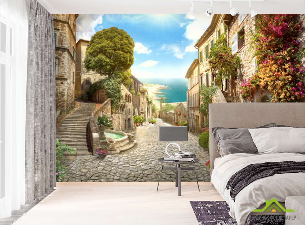 выбрать Фотошпалери Фреска вуличка Фотошпалери Фрески на стіну