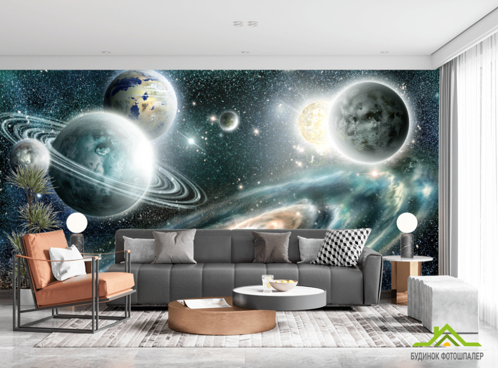 выбрать Фотошпалери Планети Фотошпалери Космос на стіну