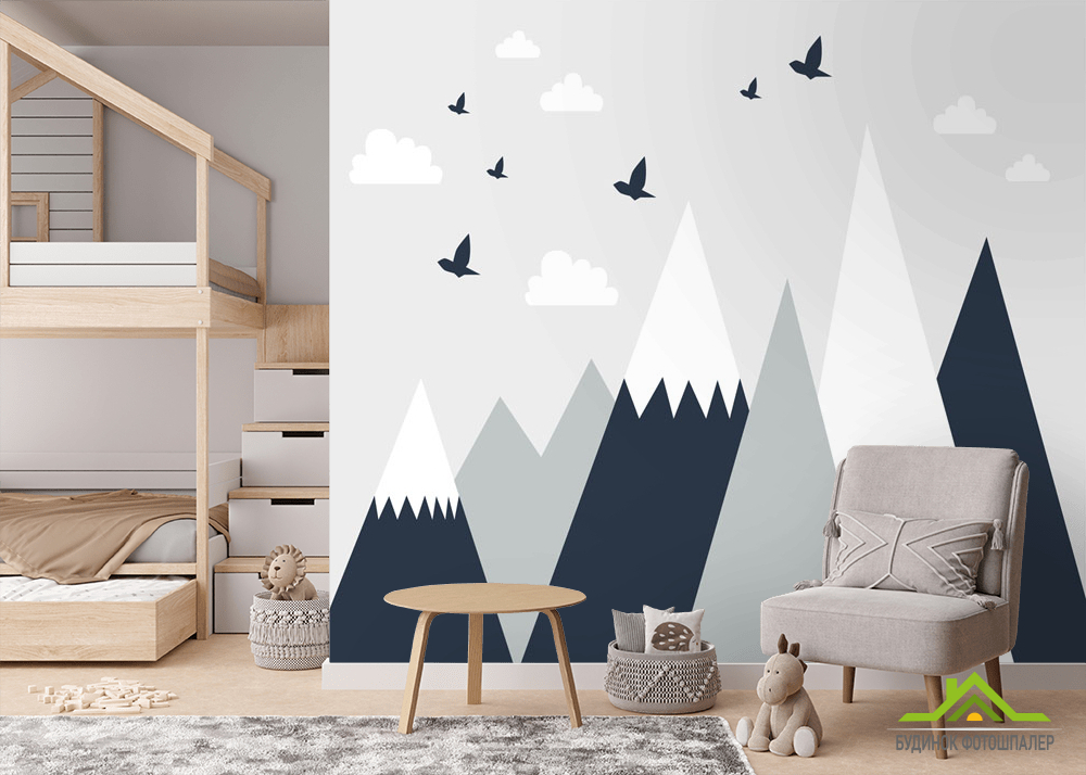 Фотообои Векторные горы