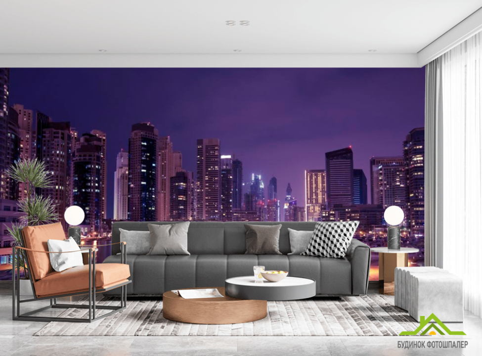 выбрать Фотошпалери Ніч, вода, Чикаго Фотошпалери Місто на стіну