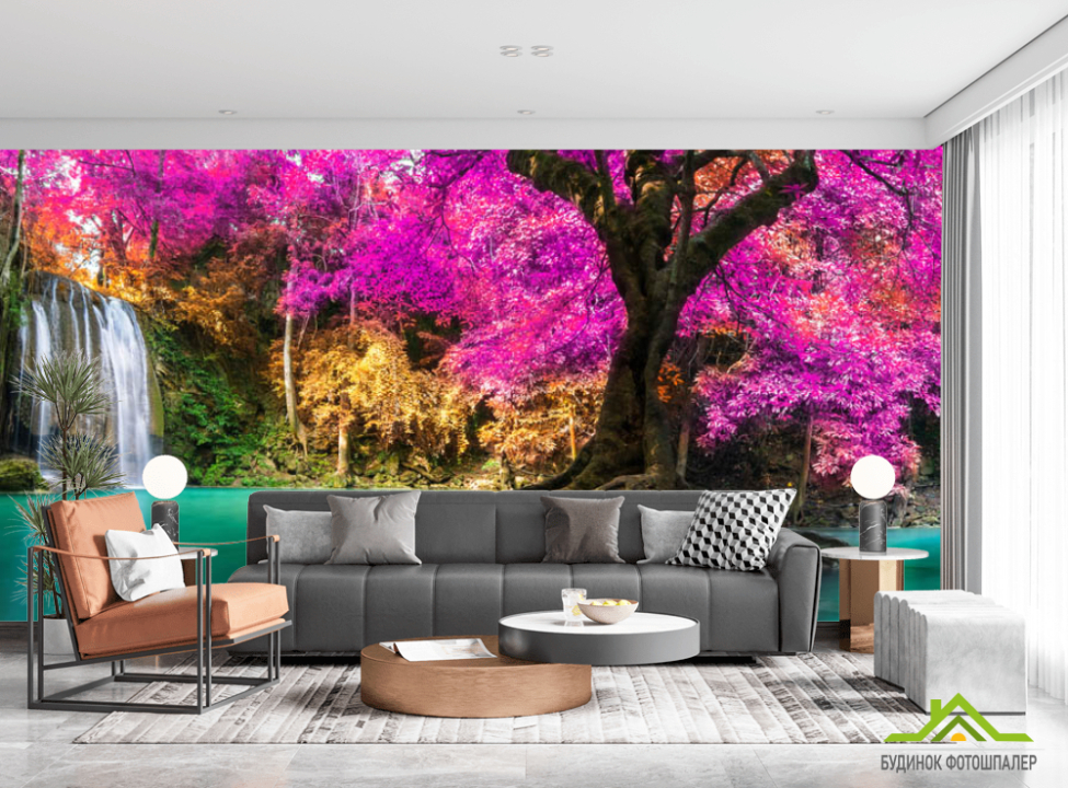 выбрать Фотошпалери Дерево Фотошпалери Рожеві дерева на стіну